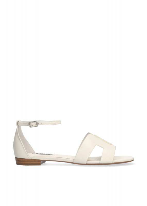 Sandalias Planas De Mujer Bibi Lou De Piel Modelo Lily Ref Z Vk Blanco