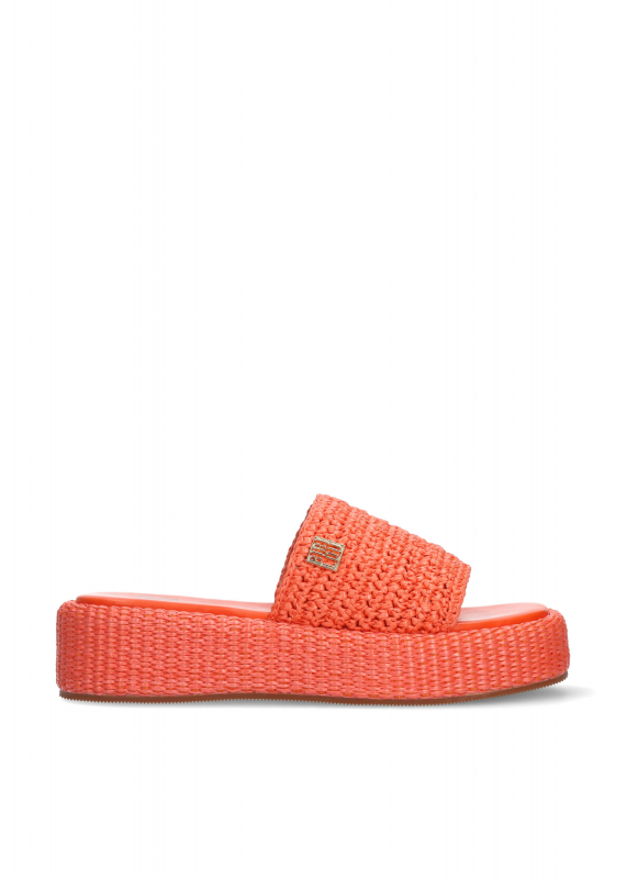 Sandalias Planas De Mujer Bibi Lou De Modelo Ceres Ref Z Hg Naranja