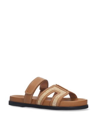 BIBI LOU Flat Sandals Mod. 527Z32VK tan