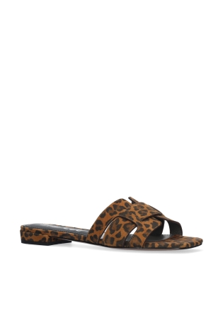 BIBI LOU Flat Sandals Mod. 760Z35VK leopard