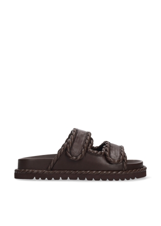 BIBI LOU Flat Sandals Mod. 826Z80HG dark brown