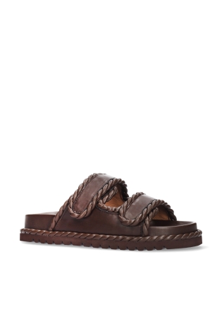 BIBI LOU Flat Sandals Mod. 826Z80HG dark brown