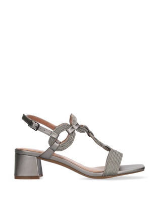 BIBI LOU Heeled sandals Mod. 856Z94HG gun metal