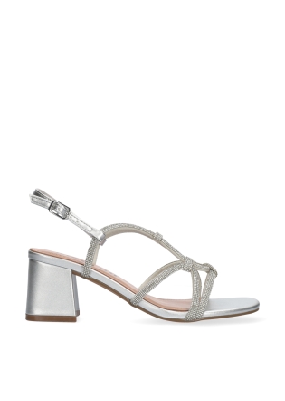 BIBI LOU Heeled sandals Mod. 860Z00HG silver