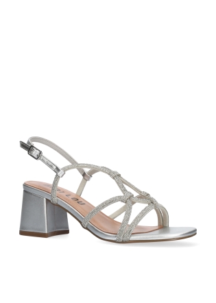 BIBI LOU Heeled sandals Mod. 860Z00HG silver