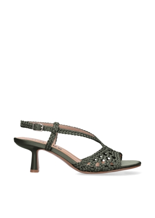 Sandalias Tacon BIBI LOU Mod.702Z75VK verde kaki