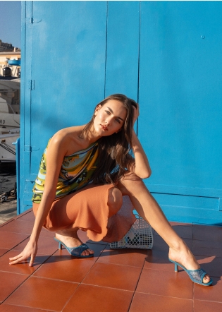 Mules BIBI LOU Mod.501Z77VK turquesa