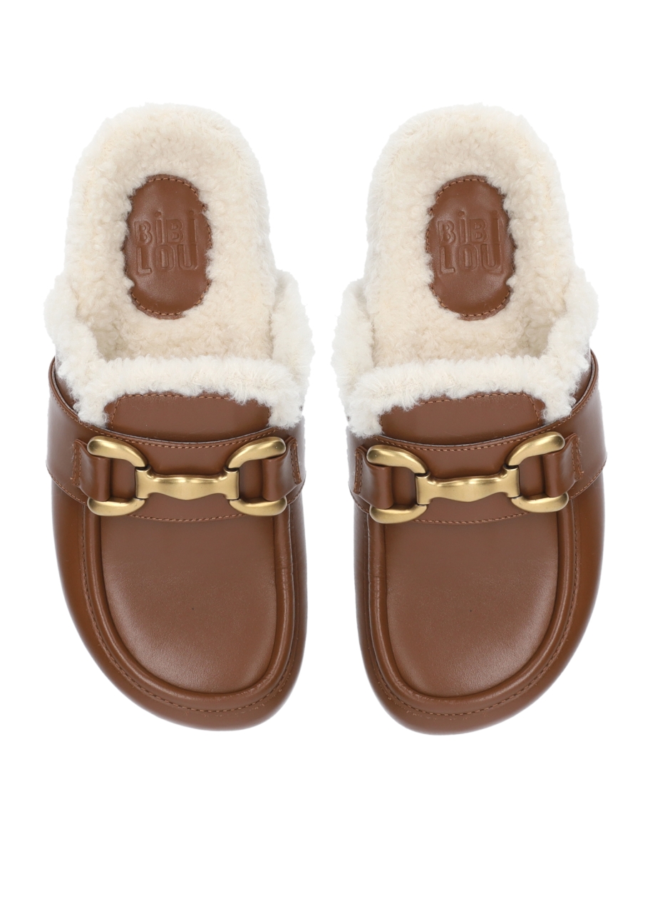 Loafers for women Bibi Lou in leather. Style Zagreb Mule