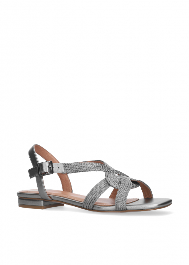 Sandalias Planas BIBI LOU Mod.853Z94HG plata