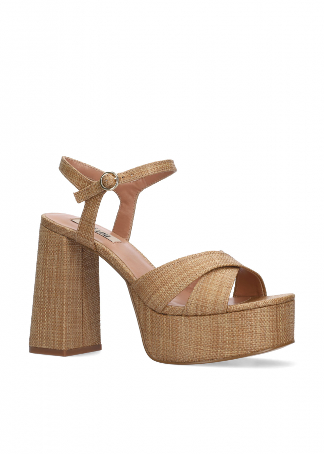 Sandalias Tacon BIBI LOU Mod.800P69JE natural