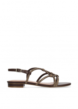 BIBI LOU Flat Sandals Mod. 859Z00HG dark brown