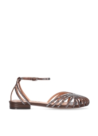 BIBI LOU Flat Sandals Mod. 559Z75VK dark brown