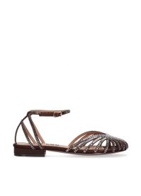 BIBI LOU Flat Sandals Mod. 559Z75VK dark brown